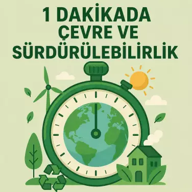 1 Dakikada Çevre ve Sürdürülebilirlik